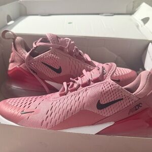 Nike Women's Sneakers in Pink with Red Accents